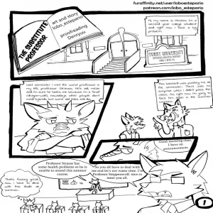 The Substitute Professor - page 1