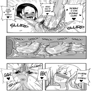 Robin x Nami - Reunion On The Thousand Sunny - page 13