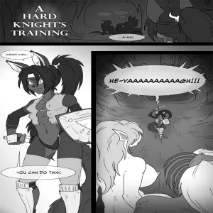 A Hard Knight's Training - page 1