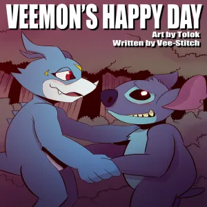 Veemon's Happy Day - page 1