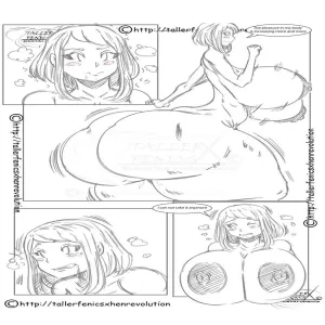 Uraraka Horny Day 1 - page 4