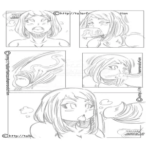 Uraraka Horny Day 1 - page 8