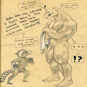 Rocket Racoon X Beta Ray Bill - page 1