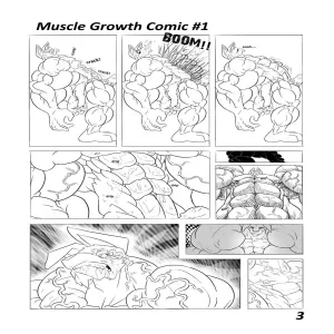 WolfieCanem's Muscle Growth Comic 1 - page 3