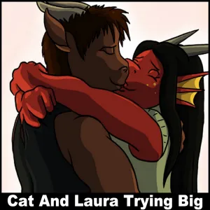 Cat And Laura Trying Big - page 1