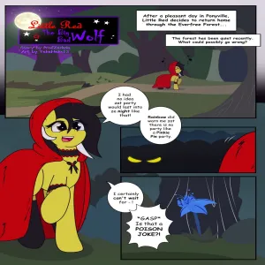 Little Red And The Big Bad Wolf - page 1
