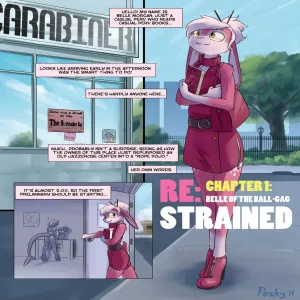 RE:Strained 1 - Belle Of The Ball-Gag - page 1