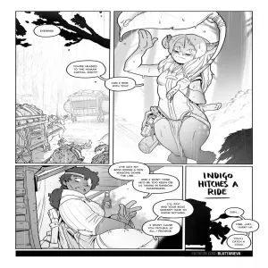 Indigo Hitches A Ride - page 1