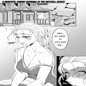 A Menacingly Sexy Mom & Son Date - page 2