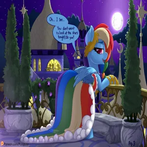 Rainbow Dash And You Attend The Gala - page 3