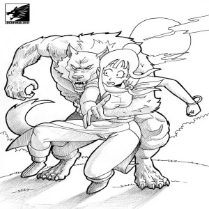 Chi-Chi Meets The Werewolf - page 1