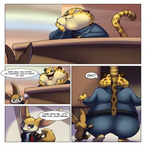 Clawhauser's Lunch Break - page 1