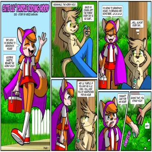 Cute Lil' Purple Riding Hood - page 1