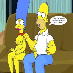Marge Simpson Tries Anal - page 1