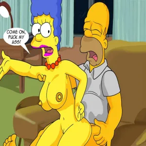 Marge Simpson Tries Anal - page 11