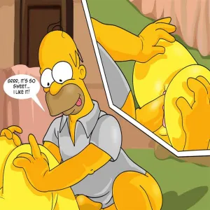 Marge Simpson Tries Anal - page 12