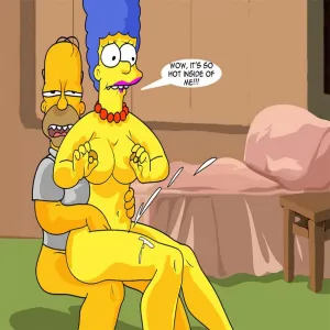 Marge Simpson Tries Anal - page 14