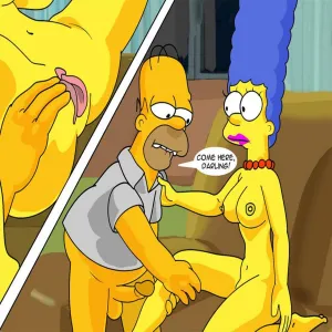 Marge Simpson Tries Anal - page 6