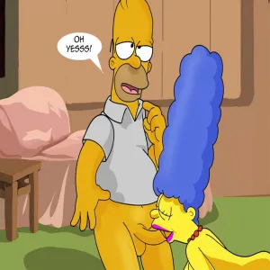 Marge Simpson Tries Anal - page 8