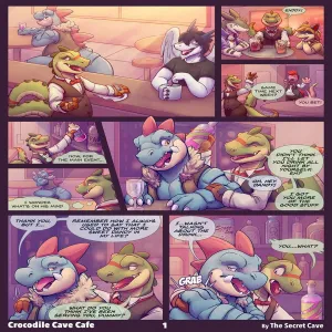 Crocodile Cave Cafe - page 1