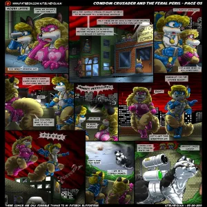 Condom Crusader And The Feral Peril - page 5