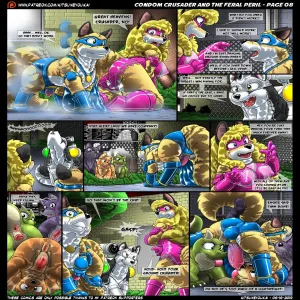 Condom Crusader And The Feral Peril - page 8