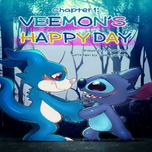Veemon's Happy Day 1 - page 1
