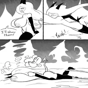 Horny Hell Hoes 2 - Sticky Situation - page 5