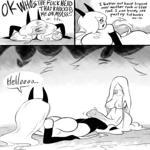 Horny Hell Hoes 2 - Sticky Situation - page 6