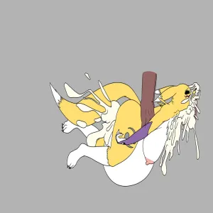 Renamon's Facefuck - page 9