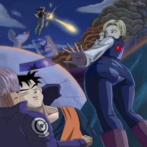 Android 18 Stays In The Future - page 14