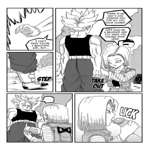 Android 18 Stays In The Future - page 4
