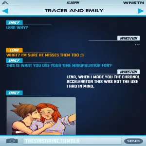 Tracer And Emily Texting Winston - page 2