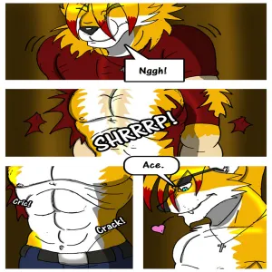 Lightning Fursona Transformation - page 3