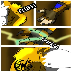 Lightning Fursona Transformation - page 4
