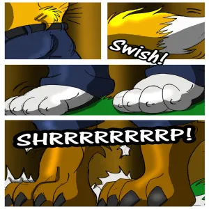 Lightning Fursona Transformation - page 5