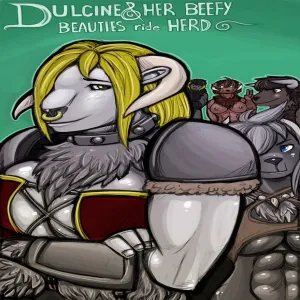 Dulcene & Her Beefy Beauties Ride Herd - page 1