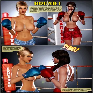 Foxy Boxing 1 - Blossom Vs Julie - Round 1 - page 4