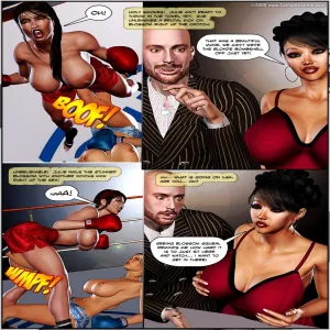 Foxy Boxing 1 - Blossom Vs Julie - Round 1 - page 7