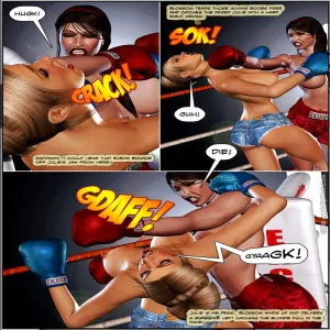 Foxy Boxing 1 - Blossom Vs Julie - Round 4 - page 5