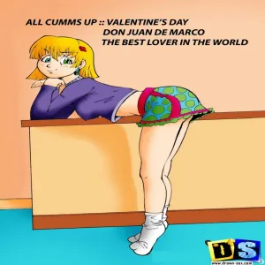 All Cumms Up - Valentine's Day - page 1