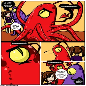 A Date With A Tentacle Monster 4 - Tentacle Multiplicity - page 9