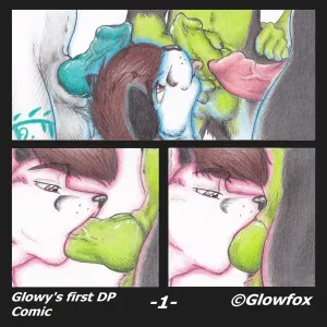 Glowy's First DP - page 1