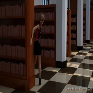 Heather In The Library - page 13