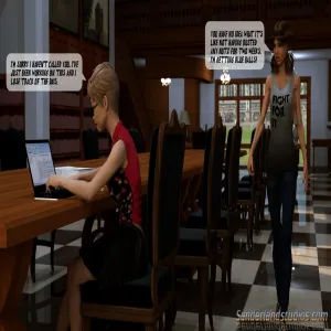 Heather In The Library - page 4