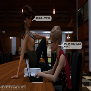 Heather In The Library - page 9